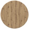 Plateau de table chêne artisanal Ø 40 x 1,5 cm 538437538437