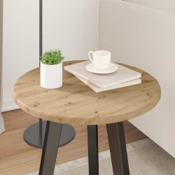 Plateau de table chêne artisanal Ø 40 x 1,5 cm 538437538437