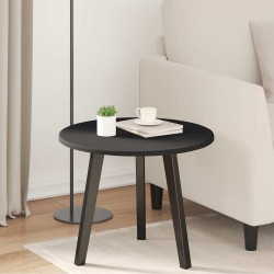 Plateau de table Noir Ø 50 x 1,5 cm Bois d'ingénierie 538439538439