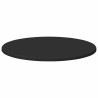Plateau de table Noir Ø 50 x 1,5 cm Bois d'ingénierie 538439538439