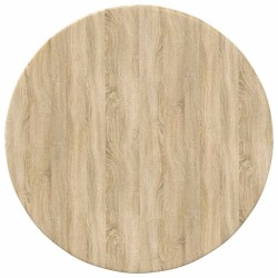 Plateau de table Chêne sonoma Ø 50 x 1,5 cm Bois d'ingénierie 538442538442
