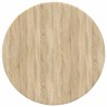 Plateau de table Chêne sonoma Ø 50 x 1,5 cm Bois d'ingénierie 538442538442