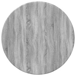 Plateau de table Sonoma gris Ø 40 x 1,5 cm Bois d'ingénierie 538444538444