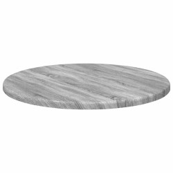 Plateau de table Sonoma gris Ø 40 x 1,5 cm Bois d'ingénierie 538444538444