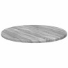 Plateau de table Sonoma gris Ø 40 x 1,5 cm Bois d'ingénierie 538444538444