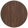 Plateau de table Chêne marron Ø 40 x 1,5 cm Bois d'ingénierie 538446538446