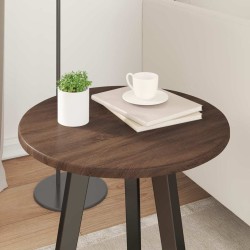 Plateau de table Chêne marron Ø 40 x 1,5 cm Bois d'ingénierie 538446538446
