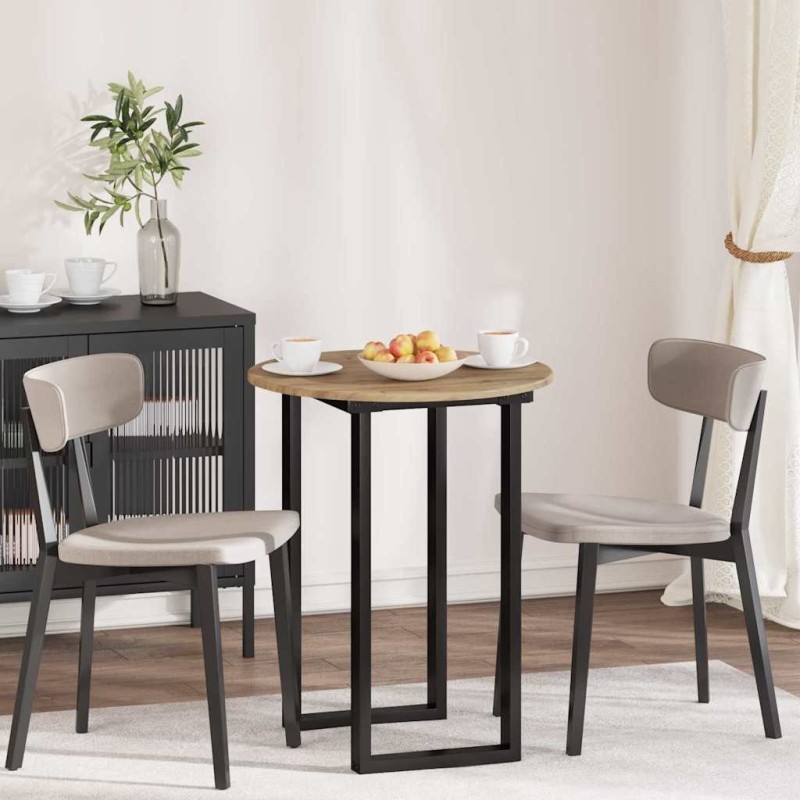 Plateau de table chêne artisanal Ø 60 x 1,5 cm 538447538447