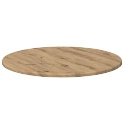Plateau de table chêne artisanal Ø 60 x 1,5 cm 538447538447