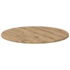 Plateau de table chêne artisanal Ø 60 x 1,5 cm 538447538447