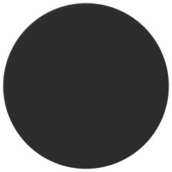 Plateau de table Noir Ø 70 x 1,5 cm Bois d'ingénierie 538448538448