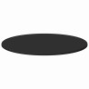Plateau de table Noir Ø 70 x 1,5 cm Bois d'ingénierie 538448538448