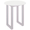 Plateau de table Blanc Ø 70 x 1,5 cm Bois d'ingénierie 538449538449