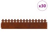 Bordures de pelouse 30 pcs Rouillé 103 x 0,05 x 22 cm 538450538450