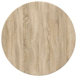 Plateau de table Chêne sonoma Ø 70 x 1,5 cm Bois d'ingénierie 538452538452
