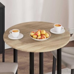 Plateau de table Chêne sonoma Ø 70 x 1,5 cm Bois d'ingénierie 538452538452