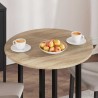 Plateau de table Chêne sonoma Ø 70 x 1,5 cm Bois d'ingénierie 538452538452