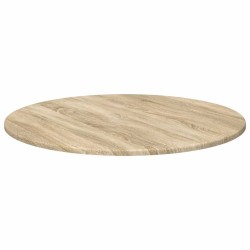 Plateau de table Chêne sonoma Ø 70 x 1,5 cm Bois d'ingénierie 538452538452