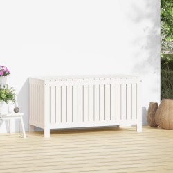 Boîte de rangement de jardin Blanc 115x49x60 cm Bois de pin 538465538465