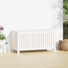 Boîte de rangement de jardin Blanc 115x49x60 cm Bois de pin 538465538465