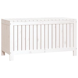 Boîte de rangement de jardin Blanc 115x49x60 cm Bois de pin 538465538465