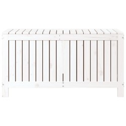 Boîte de rangement de jardin Blanc 115x49x60 cm Bois de pin 538465538465