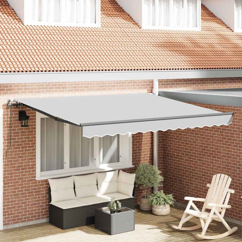 Cadre d'auvent Anthracite 3,5 x 2,5 m Aluminium 538477538477