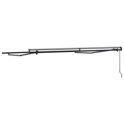 Cadre d'auvent Anthracite 3,5 x 2,5 m Aluminium 538477538477