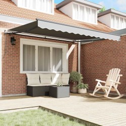Cadre d'auvent Anthracite 3 x 2,5 m Aluminium 538478538478