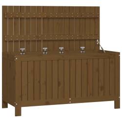 Boîte de rangement de jardin Marron miel 115x49x60 cm Bois pin 538483538483