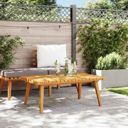 Table basse de jardin 90x55x35 cm Bois solide d'acacia 538486538486