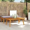 Table basse de jardin 90x55x35 cm Bois solide d'acacia 538486538486