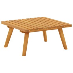 Repose-pied de jardin avec coussin 60x60x29 cm Bois d'acacia 538487538487