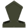 Mangeoire pour poules Vert olive 40 x 40 x 45 cm 538493538493