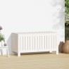 Boîte de rangement de jardin Blanc 108x42,5x54 cm Bois de pin 538494538494