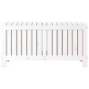 Boîte de rangement de jardin Blanc 108x42,5x54 cm Bois de pin 538494538494