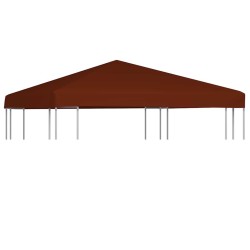Toile supérieure de gazebo 310 g/m² 3x3 m Terre cuite 538496538496