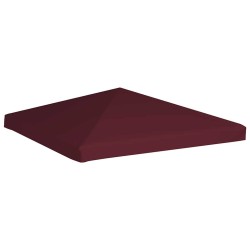 Toile supérieure de gazebo 310 g/m² 3x3 m Bordeaux 538497538497