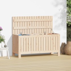 Boîte de rangement de jardin 108x42,5x54 cm Bois massif de pin 538498538498