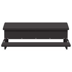 Nourrisseur à pédale pour poules Noir 75 x 53 x 20,5 cm 538500538500