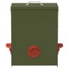 Mangeoire pour poules Vert olive 32,5 x 20,5 x 43 cm 538506538506