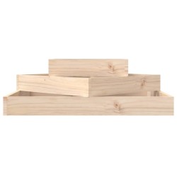 Jardinière 83x83x27 cm Bois massif de pin 538509538509