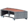 Marche de spa Gris Résine tressée 92 x 45 x 25 cm 538511538511
