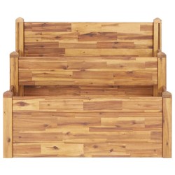 Jardinière sur 2 niveaux 110x75x84 cm Bois massif d'acacia 538517538517