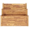 Jardinière sur 2 niveaux 110x75x84 cm Bois massif d'acacia 538517538517