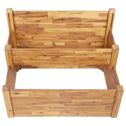 Jardinière sur 2 niveaux 110x75x84 cm Bois massif d'acacia 538517538517