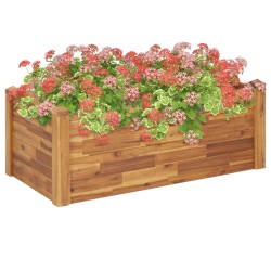 Lit surélevé de jardin 110x60x44 cm Bois massif d'acacia 538519538519