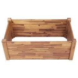 Lit surélevé de jardin 110x60x44 cm Bois massif d'acacia 538519538519