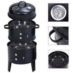 Gril barbecue au charbon 3 en 1 40x80 cm 538520538520