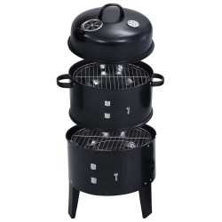 Gril barbecue au charbon 3 en 1 40x80 cm 538520538520
